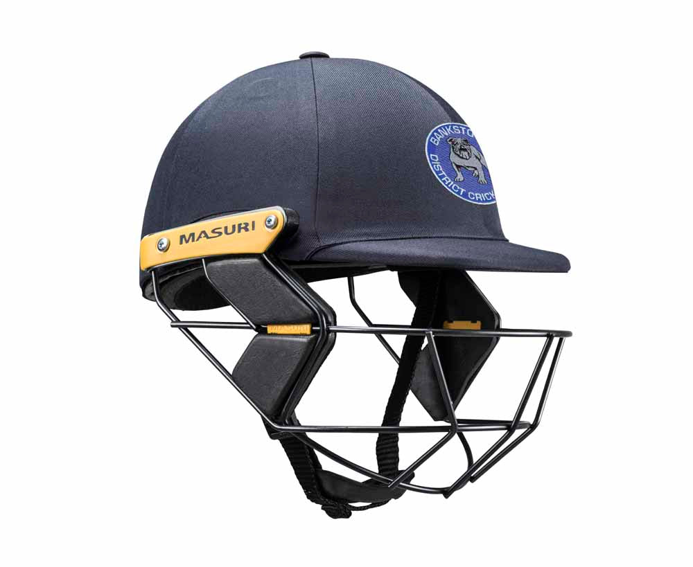 Masuri Original Series MK2 JUNIOR Test Helmet with Steel Grille - Bankstown CC
