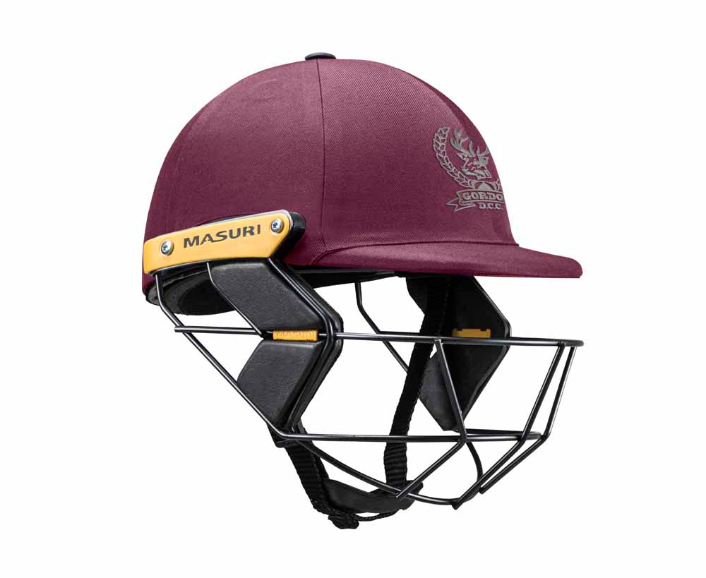 Masuri Original Series MK2 JUNIOR Test Helmet with Steel Grille - Gordon CC