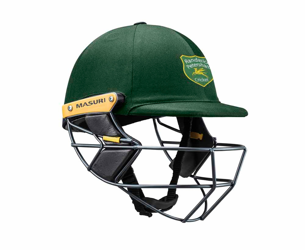 Masuri Original Series MK2 SENIOR Test Helmet with Steel Grille - Randwick Petersham CC