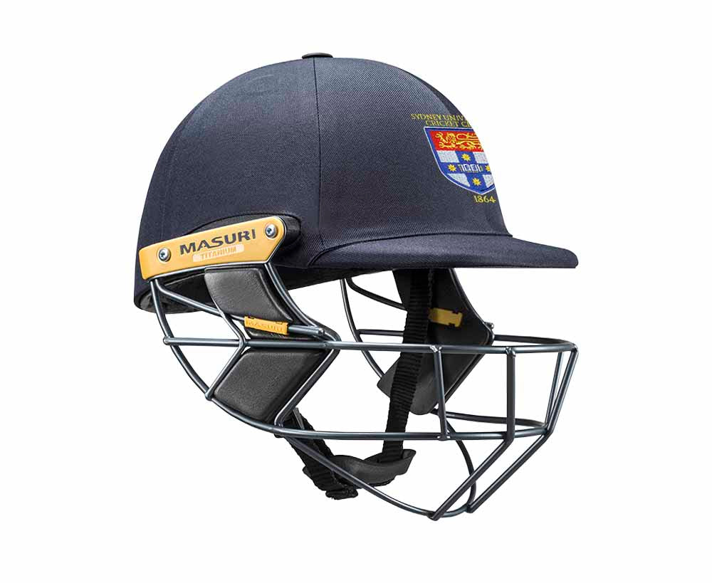 Masuri Original Series MK2 SENIOR Test Helmet with Titanium Grille - Sydney University CC