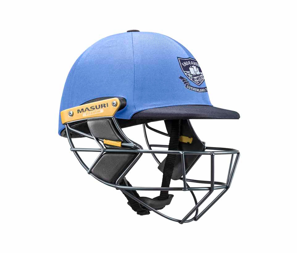 Masuri Original Series MK2 SENIOR Test Helmet with Titanium Grille - Sutherland CC